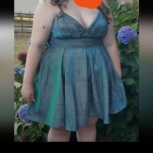 Plus size HOCO dress